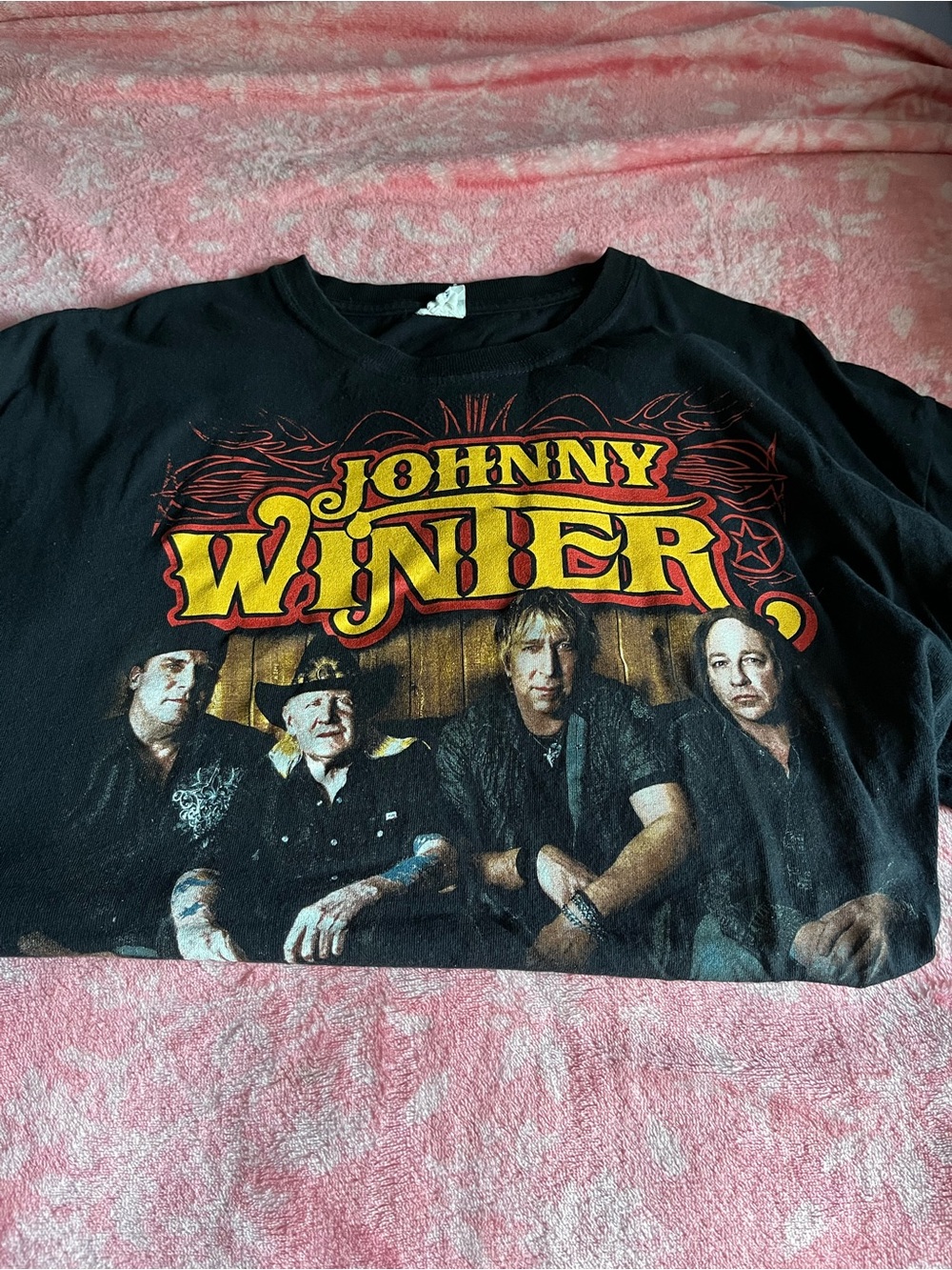 Johnny Winter concert T-shirt